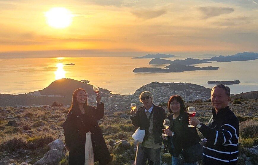 Dubrovnik Sunset Tour – Breathtaking Views & Local Wine in 2 Hours